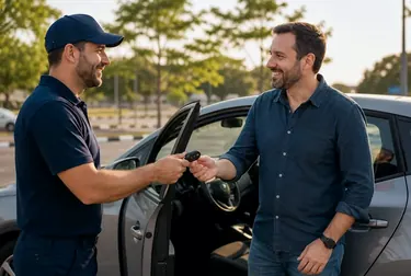 Chaveiro abrindo um carro com ferramentas em Planaltina.
